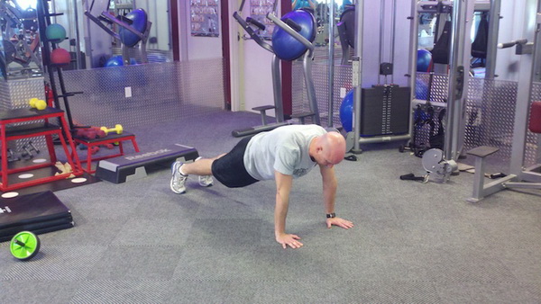 Burpee/Spiderman Pushup Combo