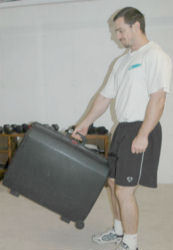 One Arm Suitcase Rows