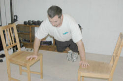 Between Chair/Bed Push-Ups
