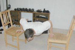 Between Chair/Bed Push-Ups