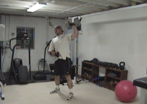 Dumbell Shoulder Press Negatives