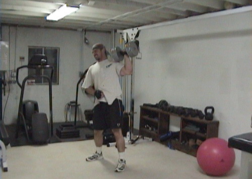 Dumbell Shoulder Press Negatives