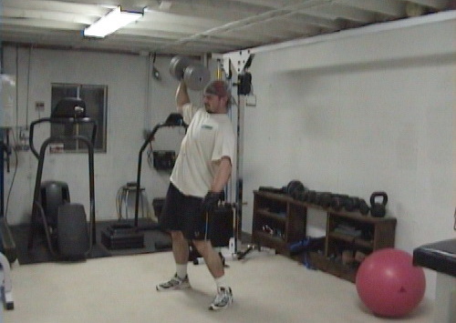 Dumbell Shoulder Press Negatives