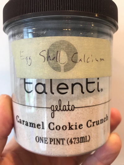 store the egg shell calcium