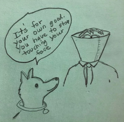 Don't touch your face...coronavirus