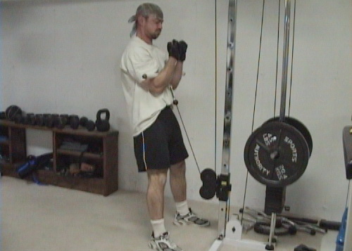Cable Zercher Squats