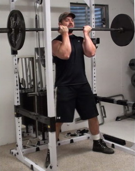 Barbell Curl Squats
