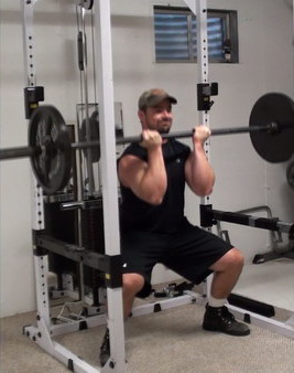 Barbell Curl Squats