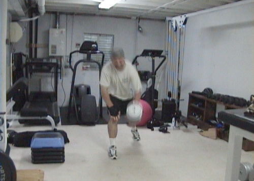 Split Squat One Arm Dumbell Snatch