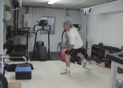 Split Squat One Arm Dumbell Snatch