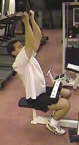 Top position of the Close Grip Pulldown