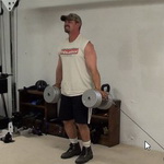 Hybrid Cable-Dumbbell Shrugs