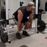 Bar-In-Stomach Bracing Barbell Holds For Deadlift Strength