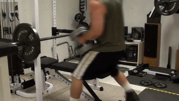 The ULTIMATE Beach Body Exercise...Back-Off-Bench Dumbell Press to hit your chest, arms and abs in one shot!