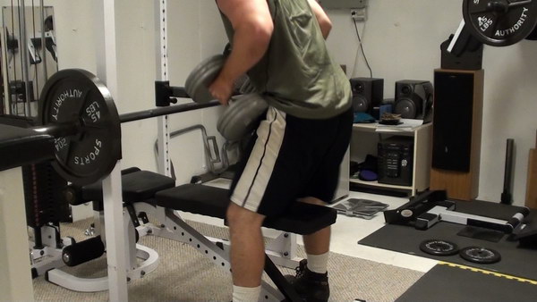 back off bench dumbbell bench press