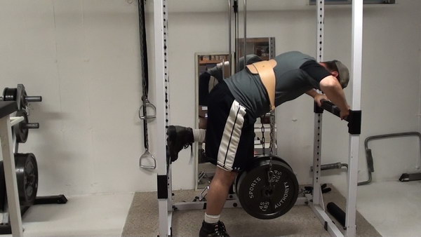 The Best Push Up Workout Ever...Dip Belt Weighted Push-Ups in the Power Rack