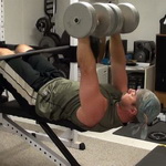 Back-Off-Bench Dumbbell Bench Press
