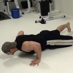 Lateral Walking Push-Ups