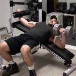 Tilted Dumbbell Bench Press for Inner Chest