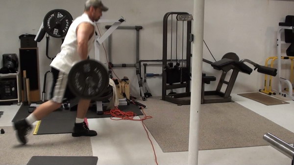 Get Better Legs and Killer Cardio Training With Bar-In-Front Walking Lunges