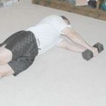 Lying Rolling Rear-Delt Floor Lateral Raises