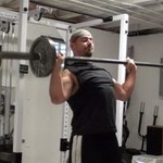 One-Side Loaded Barbell Shoulder Press