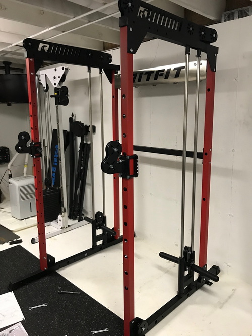 RitFit M1 Smith Machine Rack Review assembly