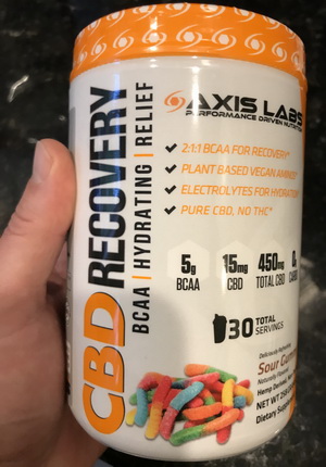 Axis Labs Recovery CBD front