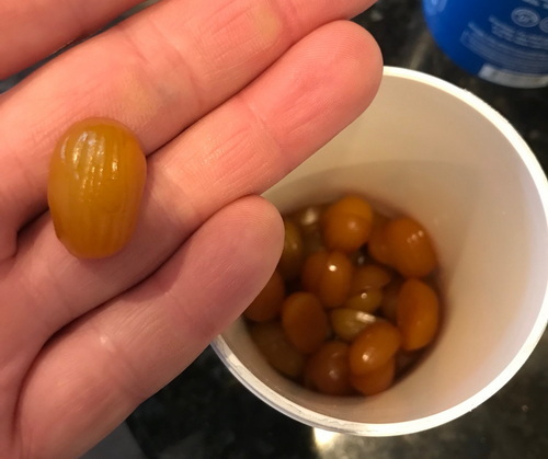 Close-up of First Day multivitamin gummies