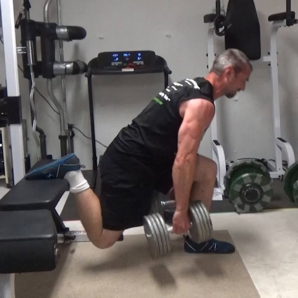 Bulgarian Split Squat Deadlifts