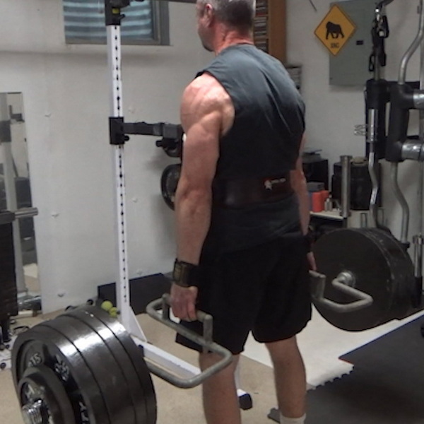 Lockout Trap Bar Deadlifts Hold + High Rep Touch & Go