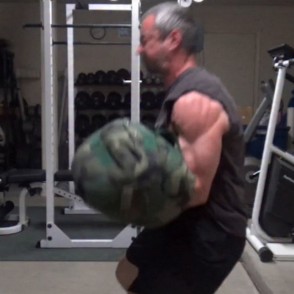 Sandbag Cleans to Zercher Squats