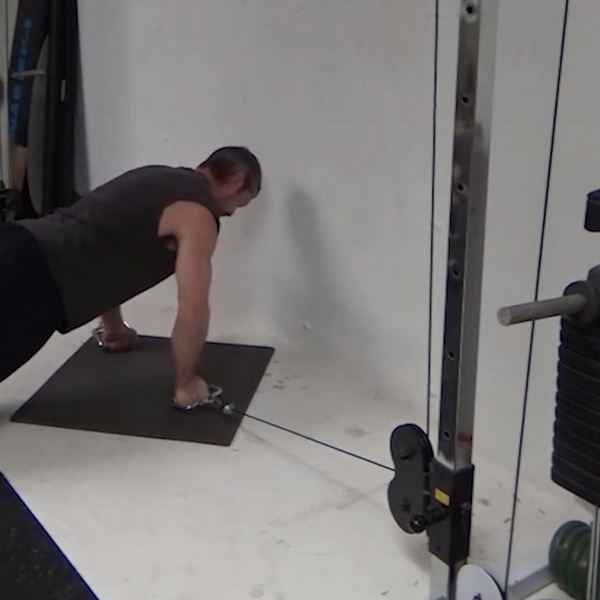 Low Pulley Push-Ups