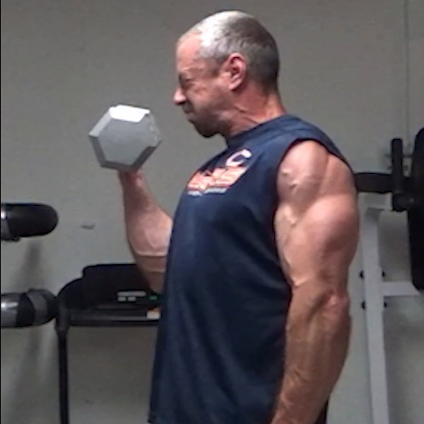 Countdown Cluster Set of Dumbbell Curls and Chin-Ups