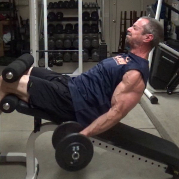 Bayesian Decline Bench Dumbbell Curls