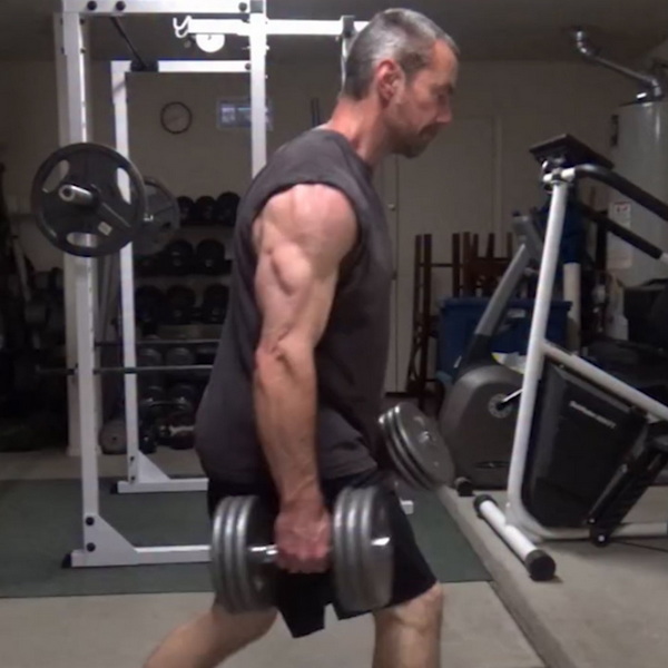 Dumbbell Cross Swings