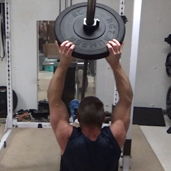 Landmine Pushing Sit-Ups