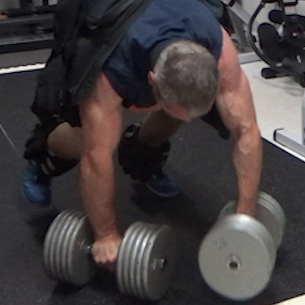 Pack Horse Dumbbell Crawling