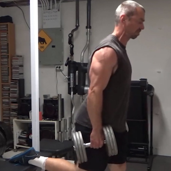 2-1 Bulgarian Split Squats for "plyometric-ish" style nervous system activation